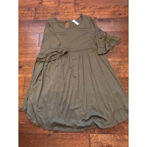 My Story Ruffle Sleeve Dress